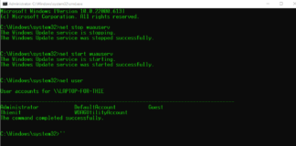 Net command examples to Manage Windows Resources